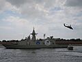 Baynunah-class corvette Al Dhafra P-173 at NAVDEX