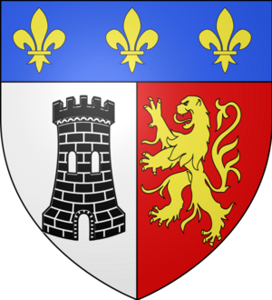 Blason ville fr Sainte-Foy-la-Grande (33)