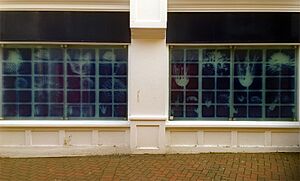 Boots stained glass
