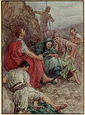 Brutus and his companions after the battle of Philippi