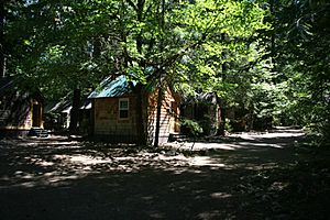 Cabins, Breitenbush Hot Springs (2008-08-21)