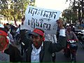 Cambodia National Rescue Party supporters VOA