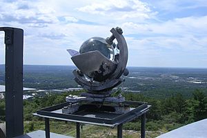 Campbell-Stokes recorder, Blue Hill Meteorological Observatory, Milton MA