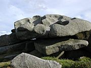 Carn Brea Cup and Saucer Rock