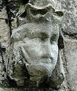 Carved Head of a King - Barrow Church - geograph.org.uk - 924811