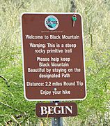 Cave Creek-Stoneman Military Trail-Black Mountains sign-1865