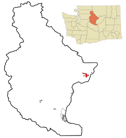 Location of Chelan, Washington