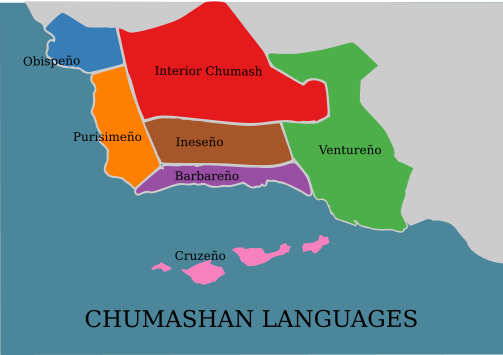 Chumashan Language Map