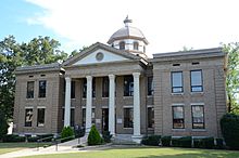 Cleburne County Courthouse in Heber Springs, Arkansas