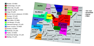 Colorado CBSAs 2020