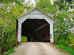 Cox Ford Covered Bridge Parke County Indiana