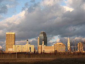 Skyline of Springfield in October 2007