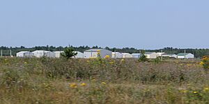 Eagle River WI Airport buildings