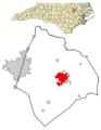 Edgecombe County North Carolina incorporated and unincorporated areas Tarboro highlighted