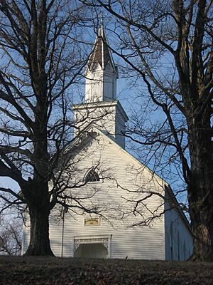 Evangelische Lutherische Emanuels Kirche, front from slight north