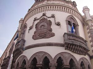 Fachada del antiguo palacio presidencial de Honduras