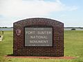 Fort Sumter National Monument sign IMG 4524
