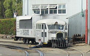 Galloping Goose 3 under repair at Knotts