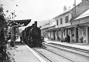 Gare de Divonne-les-Bains, 1961