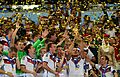 Germany lifts the 2014 FIFA World Cup
