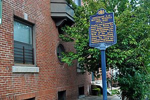 Gertrude E H Bustill Mossell Historical Marker at 1423 Lombard St Philadelphia PA (DSC 4371)