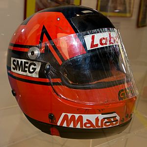 Gilles Villeneuve helmet Museo Ferrari