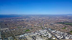 Huntington Beach and Fountain Valley from over Costa Mesa by Don Ramey Logan
