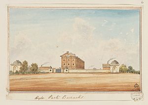 Hyde Park Barracks, Sydney, 1840s