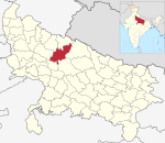 India Uttar Pradesh districts 2012 Shahjahanpur.svg