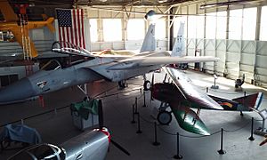 Interior view of the Chico Air Museum