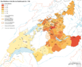 Karte Stadtstaat Bern Wachstum