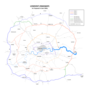 London Ringways Plan