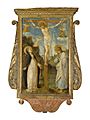 Lorenzo d'Alessandro da San Severino - The Crucifixion; Saint Michael - Walters 37496