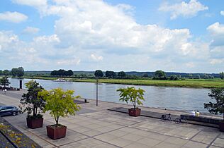 Maasboulevard Cuijk Met zicht op de Mookerheide Noord Brabant Limburg
