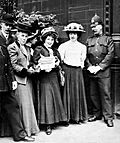 Mabel Capper and Fellow Suffragettes 1910
