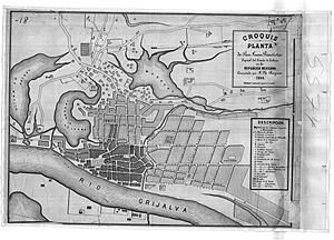 Map of San juan bautista (1884)
