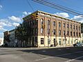 Mechanicsburg Commercial Historic District, blue sky