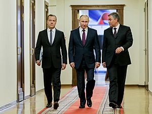 Medvedev, Putin, Volodin 2018-05-09