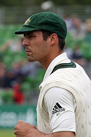 Mitchell Johnson in profile, 2009
