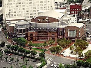 New Jersey Performing Arts Center from Above Summer 2013