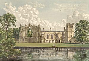 Newstead Abbey from Morris's Seats of Noblemen and Gentlemen (1880)