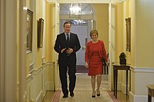 Nicola Sturgeon meets with David Cameron