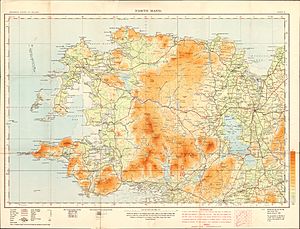 Ordnance Survey Ireland Half-Inch Sheet 6 North Mayo, Published 1956