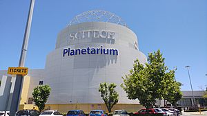Outside Scitech Planetarium 2016