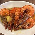 Pininyahang hipon (shrimp in a pineapple and coconut milk sauce) - Philippines