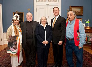 Piscataway Indian Nation and The Piscataway Conoy Tribe Officially Recognized Maryland By Governor Martin O'Malley And State Of Maryland In Annapolis On January 9, 2012 Flickr.jpg