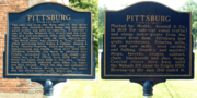 Pittsburg Indiana marker