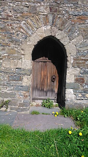Priest's door, St Padarn's Church, Llanbadarn Fawr, Ceredigion