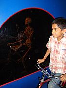 Regional Science Centre, Bhopal - kid - bicyclist skeleton
