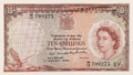 Rhodesia & Nyasaland 10s 1958 Obverse